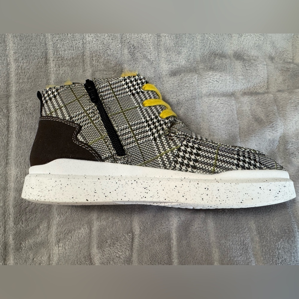 Romika Helsinki 02 Black Yellow Faux Fur Boot Sneaker EU 36 US 5 to 5.5 - Picture 12 of 13